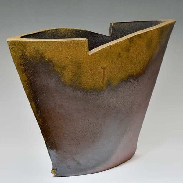 Wide Mouth Sculptural Vase - Image 3