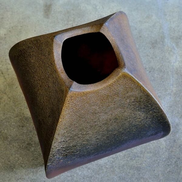 Square Sculptural Vase (Large) - Image 4