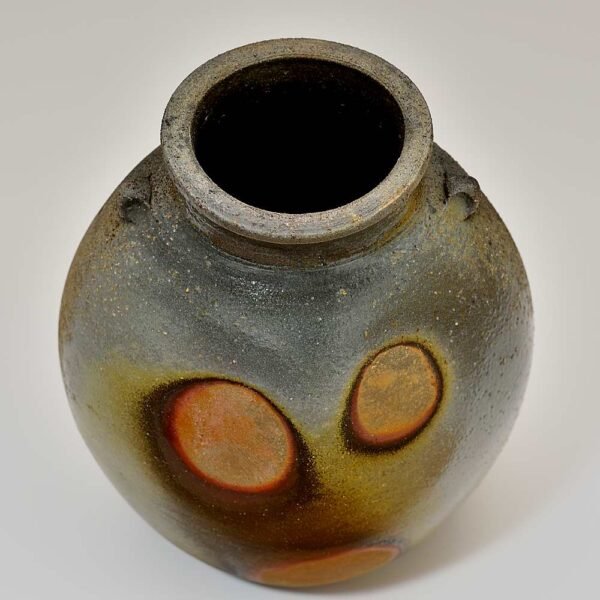 Korogashi Round Ear Knob Vase - Image 3