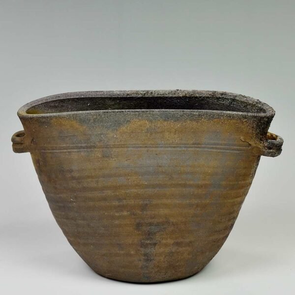 Korogashi Wide Mouth Ear Knob Vase - Image 2