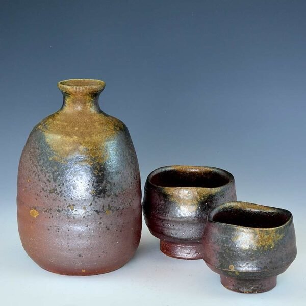 Premium Sake Bottle/Cups Set - Image 2