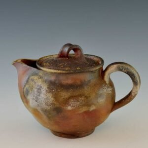 Hand Formed Back Handle Tea Pot