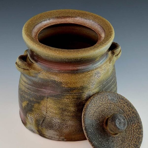 Tea Ceremony Jar with Knob Handles - Image 3